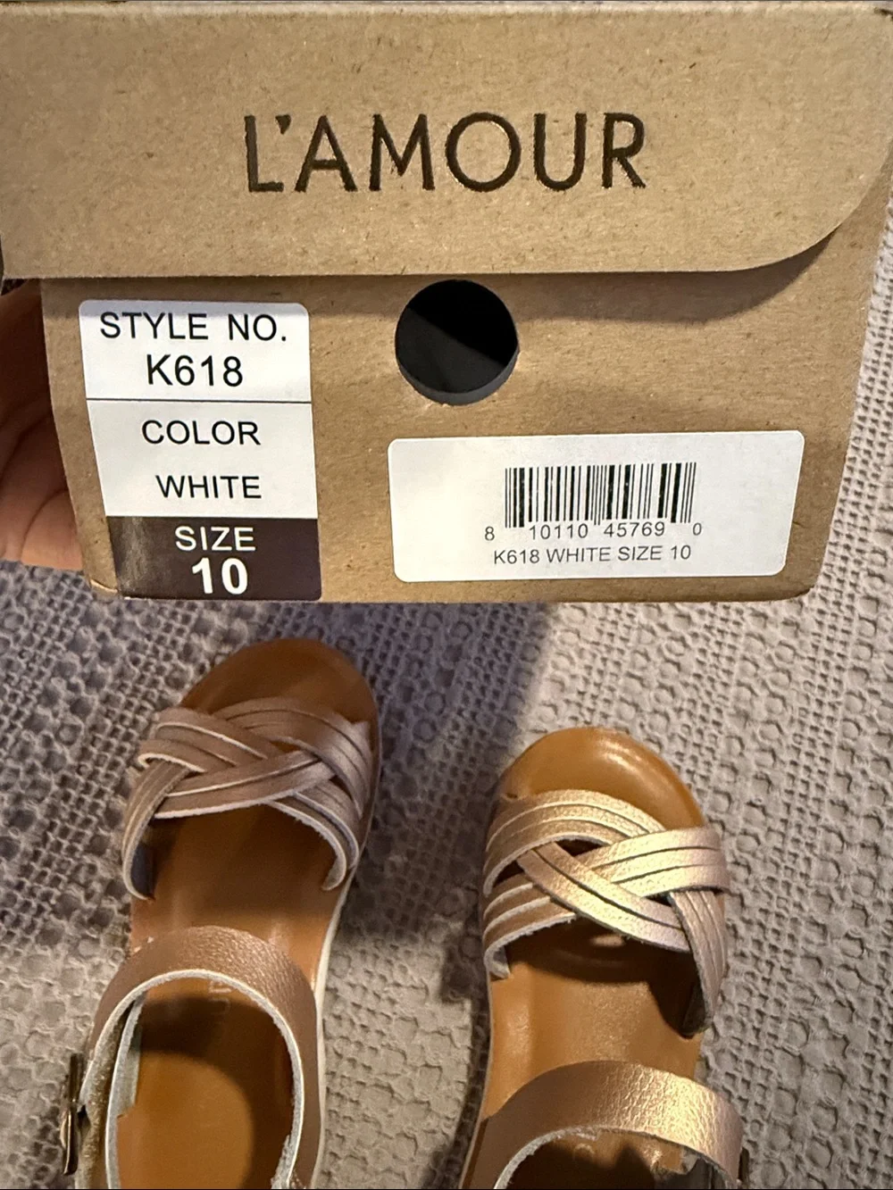 LAmour metallic rose